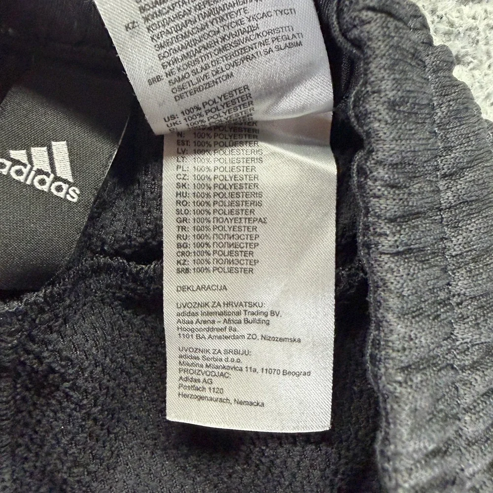 Adidas Climawarm Pant Mens M Black Polyester Track Straight Activewear Running